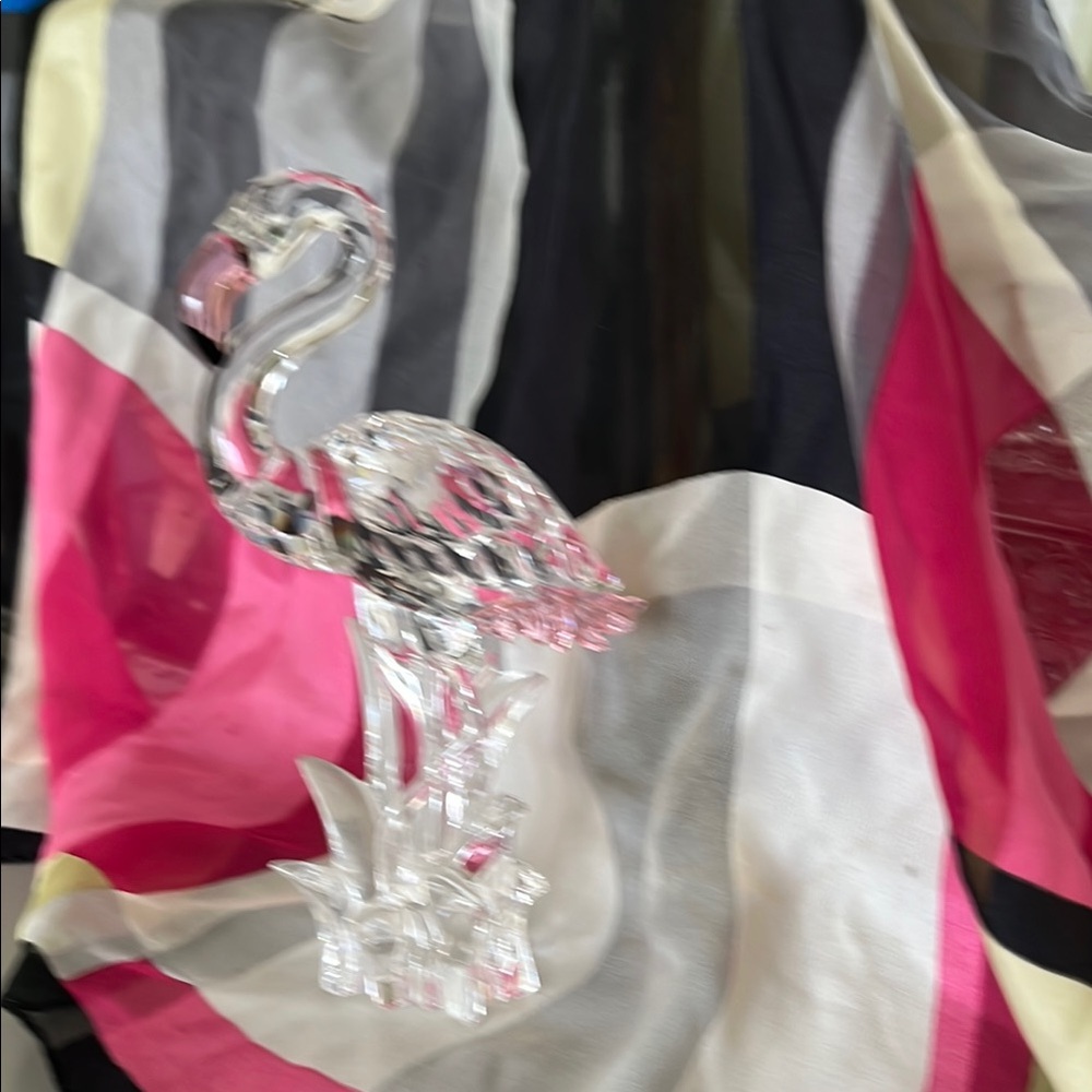 Swarovski crystal Flamingo figurine